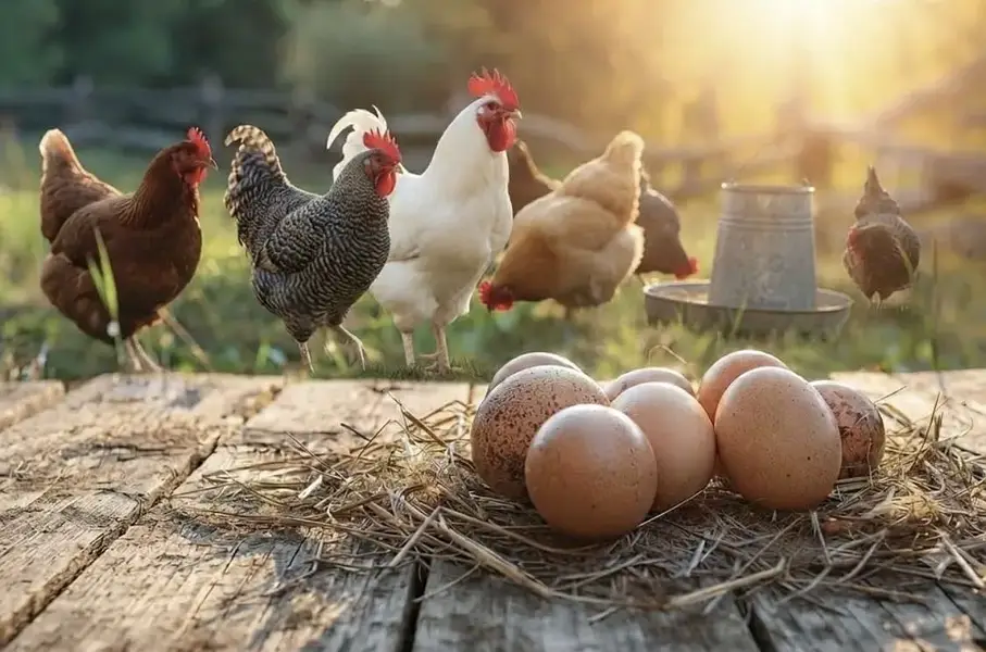 Golden Misri Fertile Eggs Plymouth Rock & White Australorp Cross eggs — photo 2