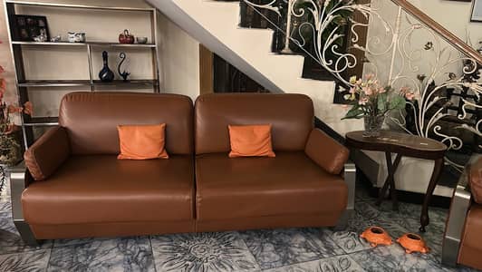 Pair Of 4 Sofas ( 2 seater sofas , 1 Seat sofa (2x) )