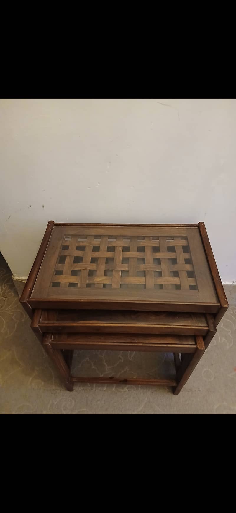 Three tables set 0