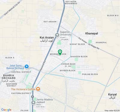 Stunning Prime Location Commercial Plot Is Available For sale In Chinar Bagh - Mehran Block