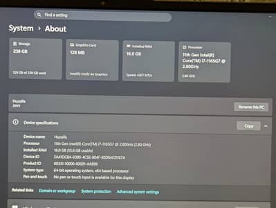 Lenovo ThinkPad i7 11 Gen 16Gb RAM