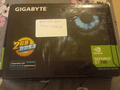 GT 730 2GB Gigabyte with box available