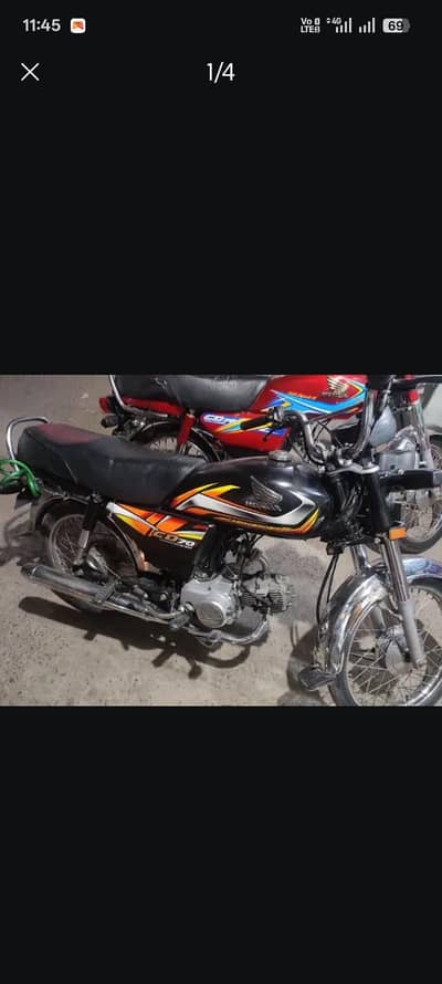 Honda CD 70 2022 model documents clear bike all ok with jeniun engine
