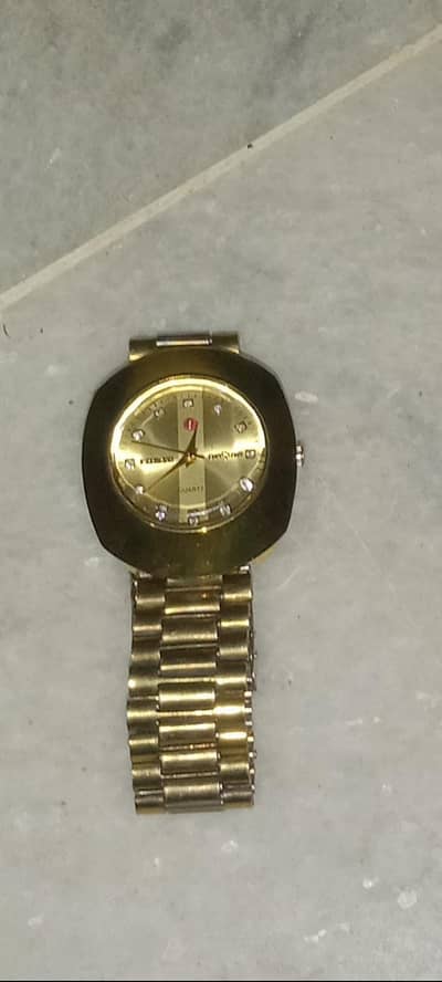 Rado Men's Golden Watch - Used - 1 Month