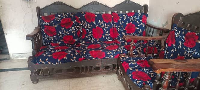 Real Wood Soffa Set