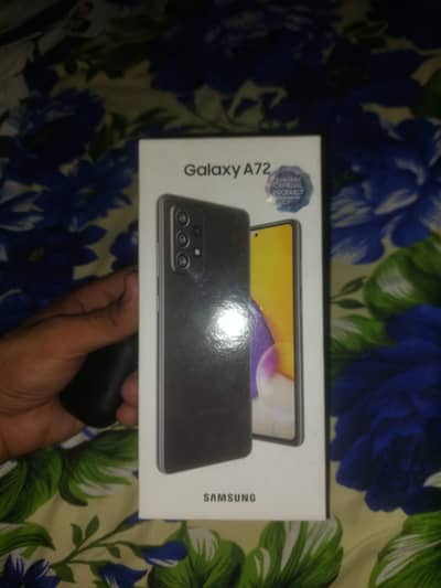 Samsung Mobile A72 Dual Sim Pta Approved with box cable