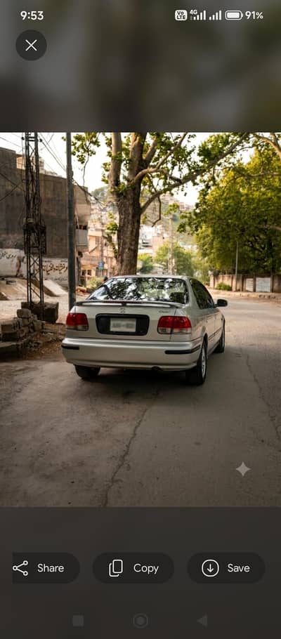 Honda Civic VTi Oriel Prosmatec 1998