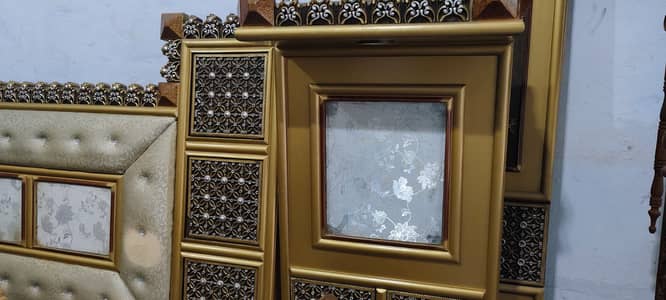 Used Luxury Bedroom Set – King Size | Solid Wood | Good Condition