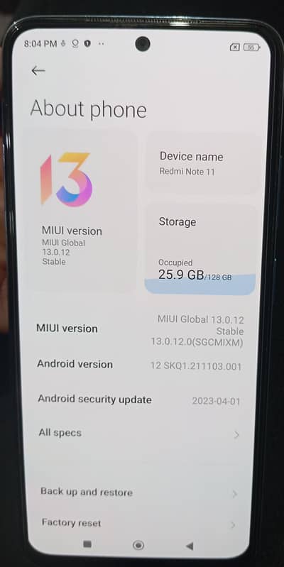 Xiaomi Redmi Note 11