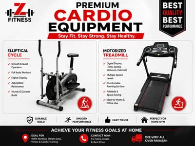 Motorized Treadmill for Sale | Elliptical Cross Trainer | E