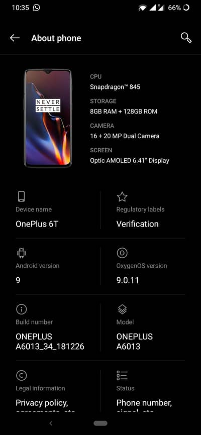 One Plus 6T read add carefully