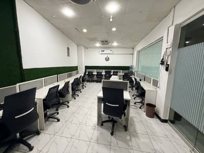 35 to 40 Seat Fully Furnished Office for Rent | Shamsabad Rawalpindi | Near Faizabad | Ready for IT & Call Center