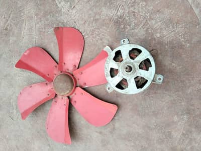 Air cooler moter end fan