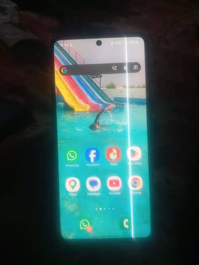 Samsung Mobile A52 panel ki strip change ha aur aik line ha