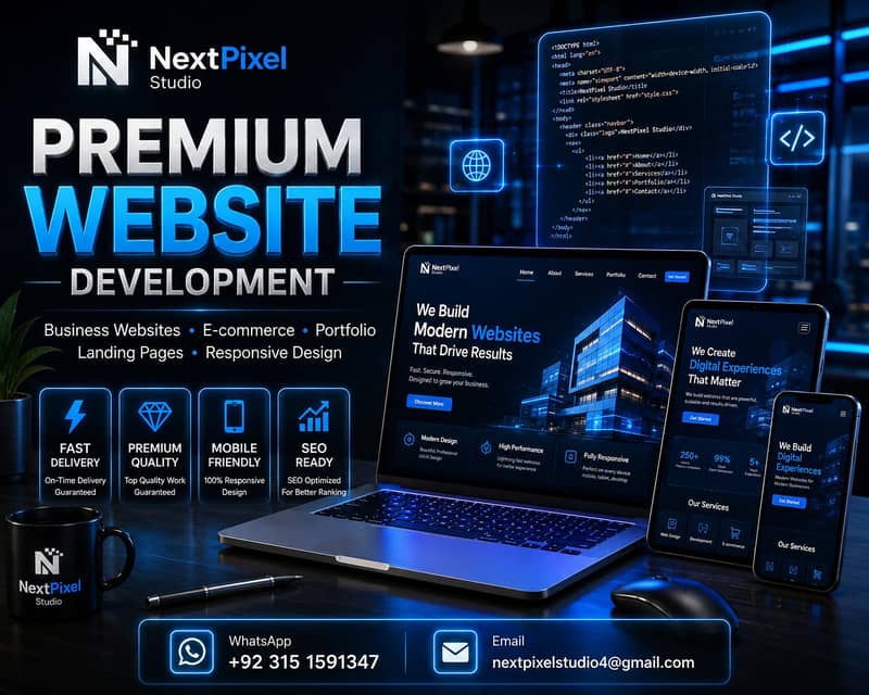 Premium Websites Development | NextPixel Studio 0