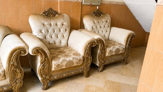 Sofa Set | Used Sofa for Sale | Neat & Clean Condition | Royal Design