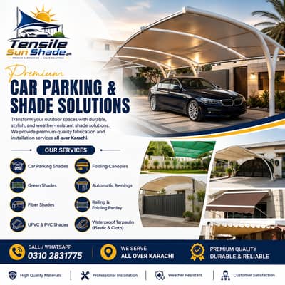 Parking Shades - Tensile Shades - Fiber Glass Shades - Canopy Shades