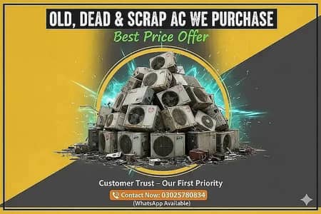 Old Split & Window AC Buyers | Dead AC? We Buy All Types & Brands