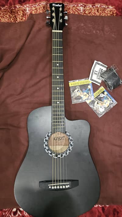 Acoustic guitar 38 inch with Bag Strap one Pack Strings And Picks