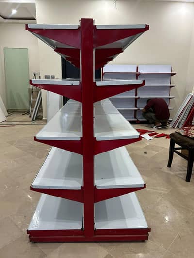 Double sided racks  | marts racks | shop racks | display rack