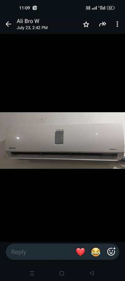 orient 1.5 ton ac sada