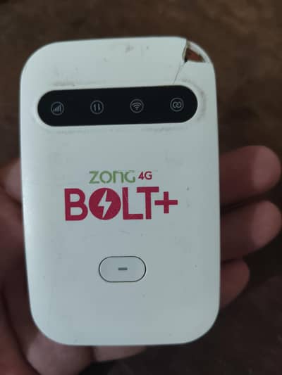 ZONG 4G Bolt+ wifi device