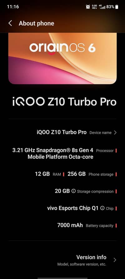 Vivo iQOO Z10 Turbo Pro