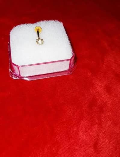 GOLD Nose Pin single diamond