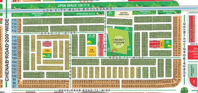 10 Marla Plot For Sale In C Block LDA CITY