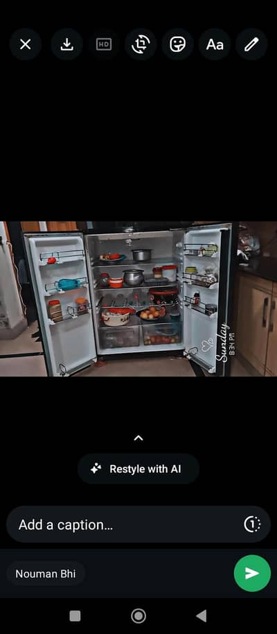 4 door fridge