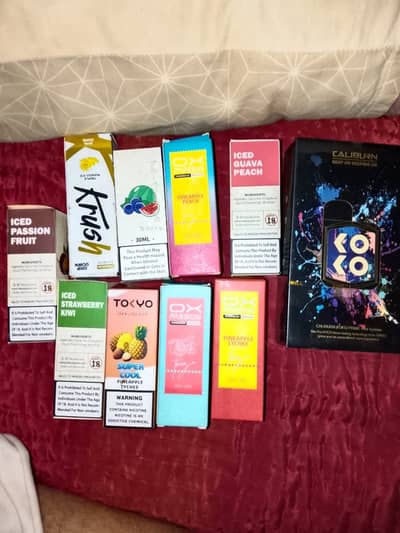 Caliburn KOKO Prime + 9 Premium E-Liquids