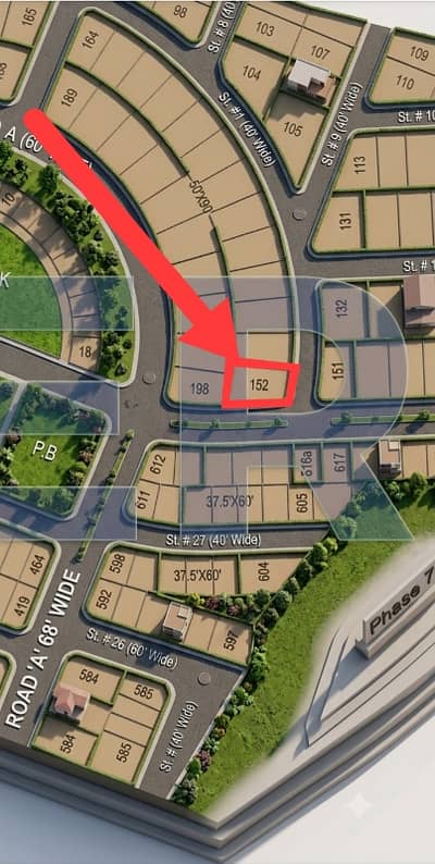 1 kanal plot for sale in bahria town Phase 7