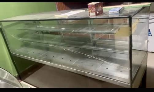 Commercial bakery restaurant display case