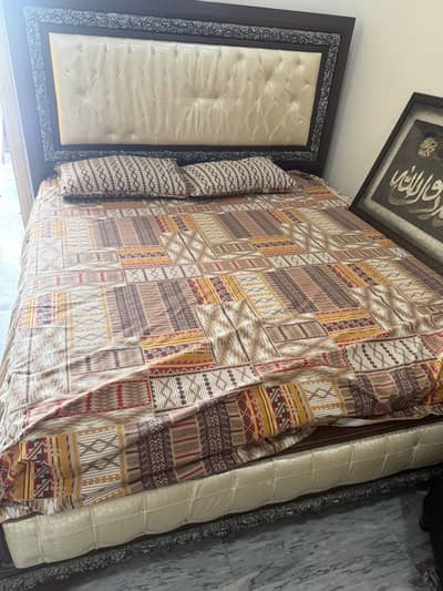 Bed set with 5 seater sofa with mattress