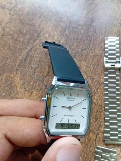 Casio AQ 230 for sale condition new strips origanal availb 03348386245