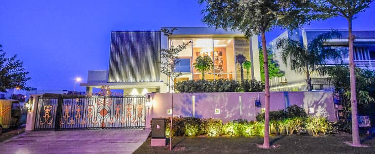 One Kanal Brand New Luxury Bungalow With Ac And Curtains Located At Prime Location