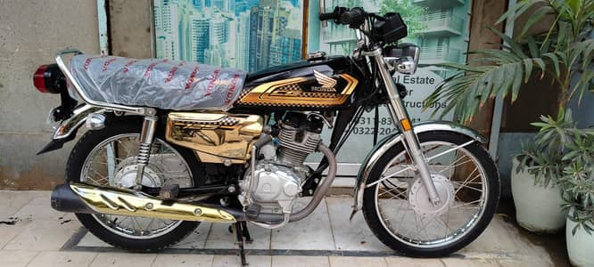Honda CG 125 Gold Edition Karachi Number