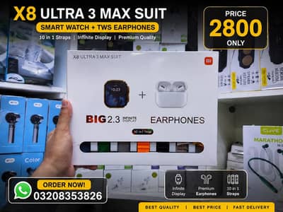 x8 ultra3 max suit smart watch