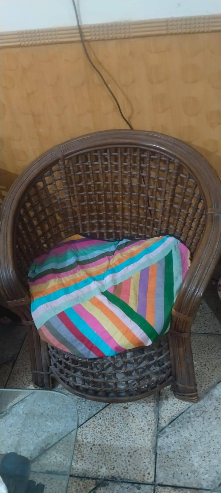 cane sofa set 2