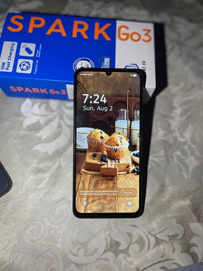 Tecno Spark Go 3  Urgent Sale 6Days Used