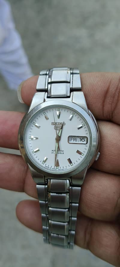 Original SEIKO 5 Automatic Transparent