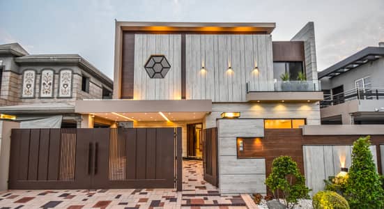 One Kanal Brand New Luxury Bungalow With Ac And Curtains Located At Prime Location