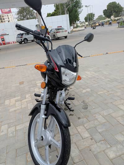 SUZUKI GD110 S , 2025 Model black color , Karachi No.