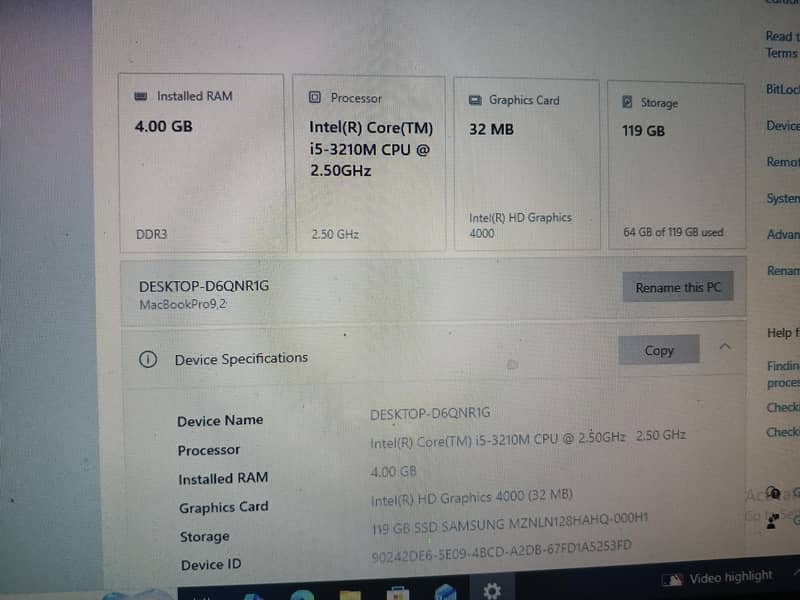 MacBook pro 5