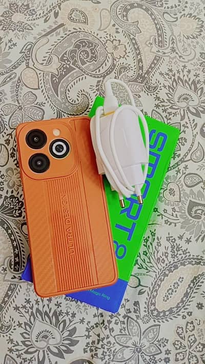 Infinix Smart 8 All Ok Complete Saman (Argent sell)