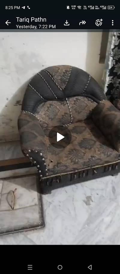 sofa chair set+ sofa set side table polish ok argent for sale