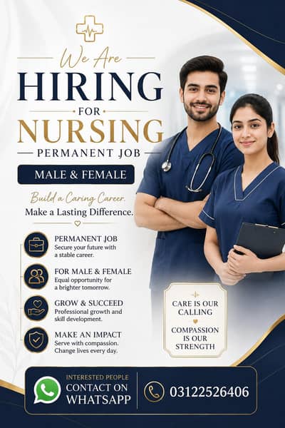 Required Nurse For Permanent
