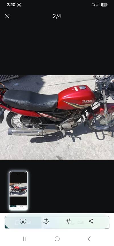 Yahmaha Ybz 125 For sale 2018 model