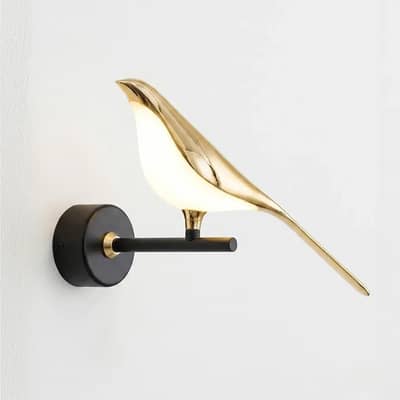 3in1 Modern LED Wall Light – Golden Bird Wall Light