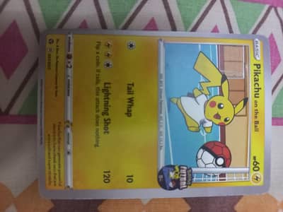 Pokémon Pikachu on the ball 001/005 100% authentic and mint PSA 9